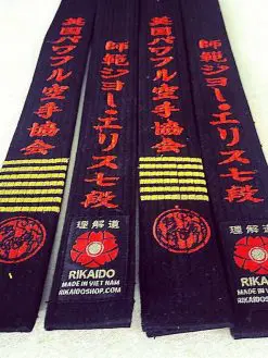 đai đen karate cao cấp