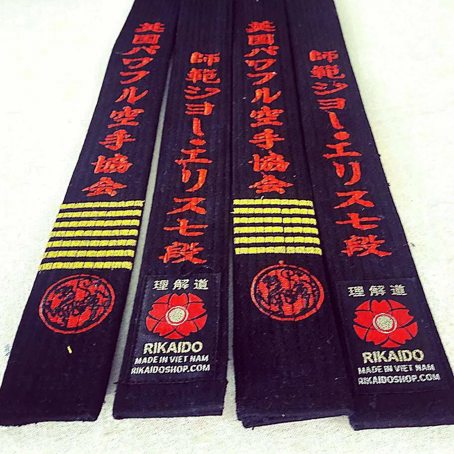 đai đen karate đai đen karate cao cấp