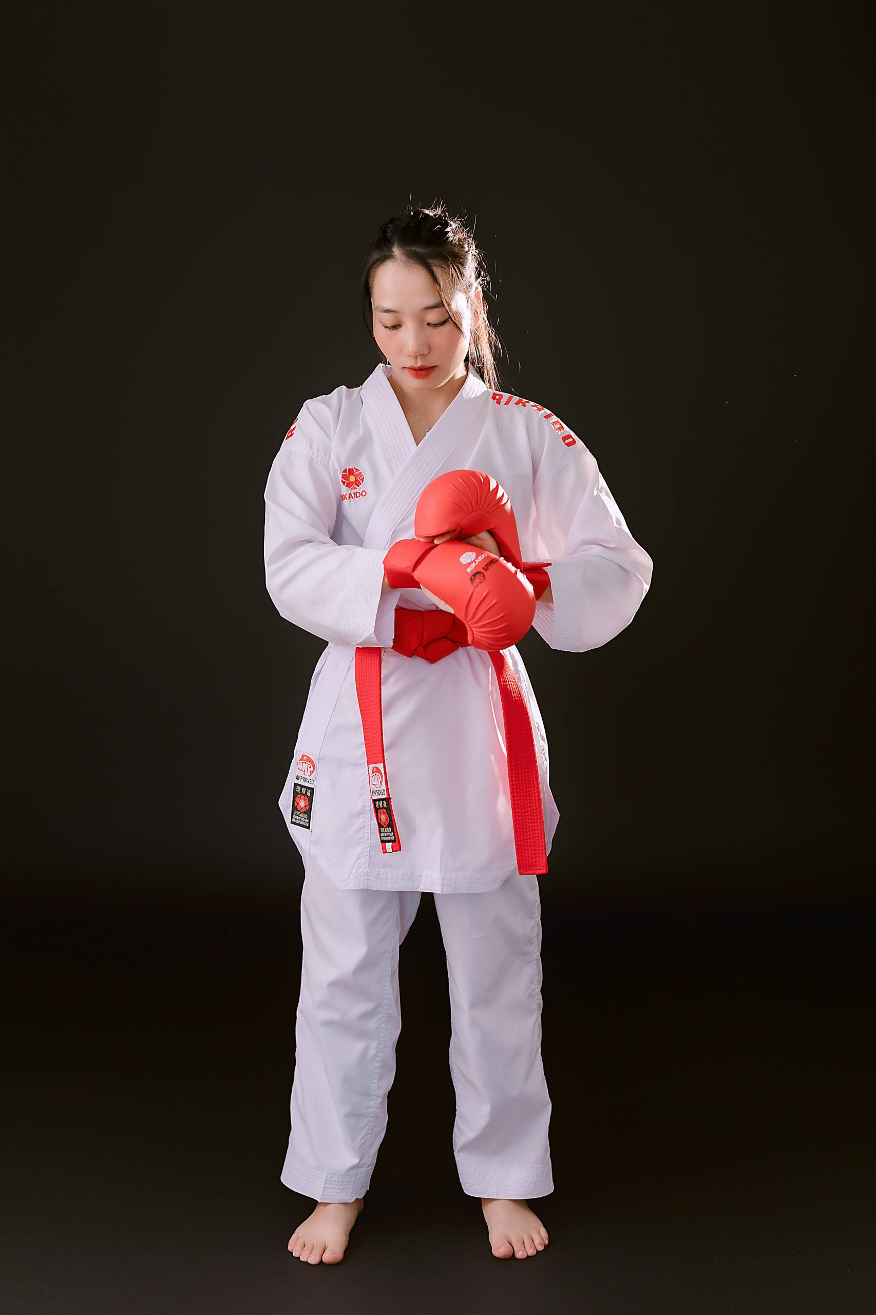 võ phục thi đấu kumite Võ phục kumite Adidas