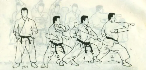 bài quyền số 1 karate heian shodan, bài quyền sô 1 karate