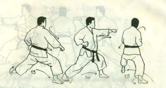 bài quyền số 1 karate heian shodan
