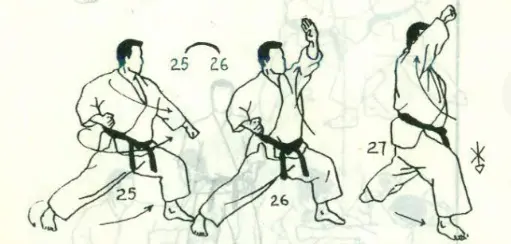 bài quyền số 2 karate heian nidan