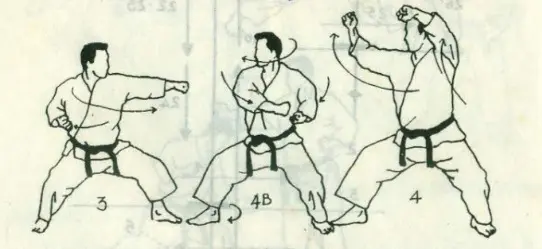 bài quyền số 2 karate heian nidan