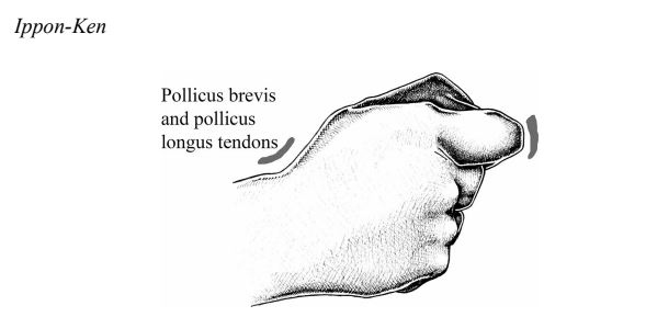 Ippon-Ken – Nắm đấm một đốt ngón tay trong Karate